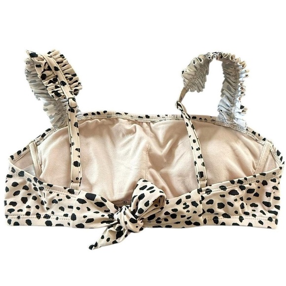 Kona Sol Tan Bralette with Ruffle Straps - Picture 2 of 3